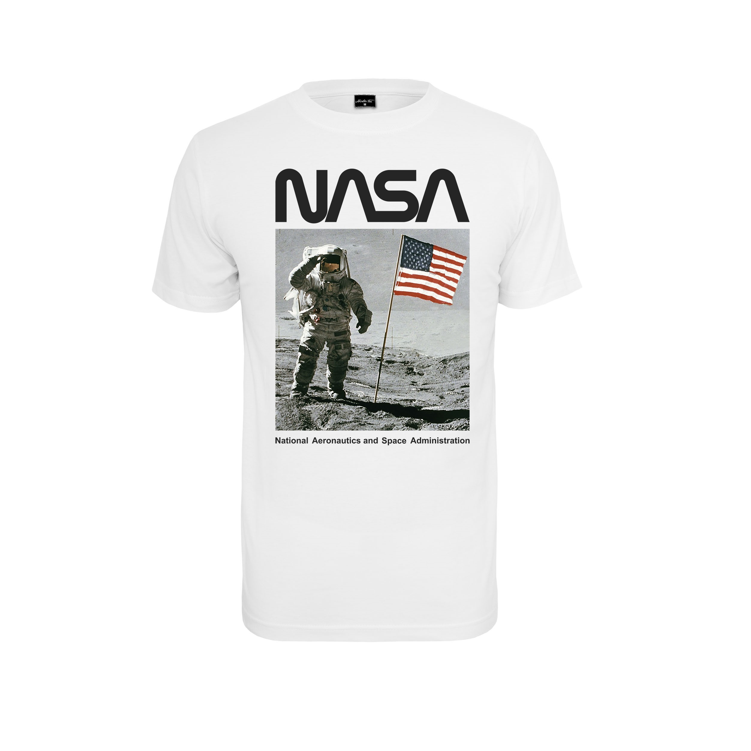 NASA tričko Moon Man Tee Biela XXL