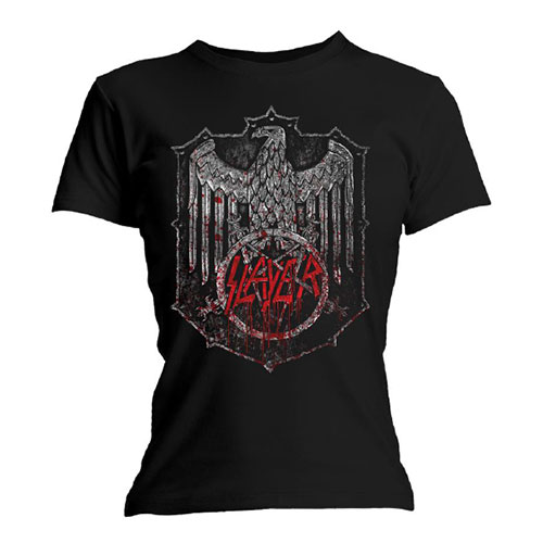 Slayer tričko Bloody Shield Čierna M