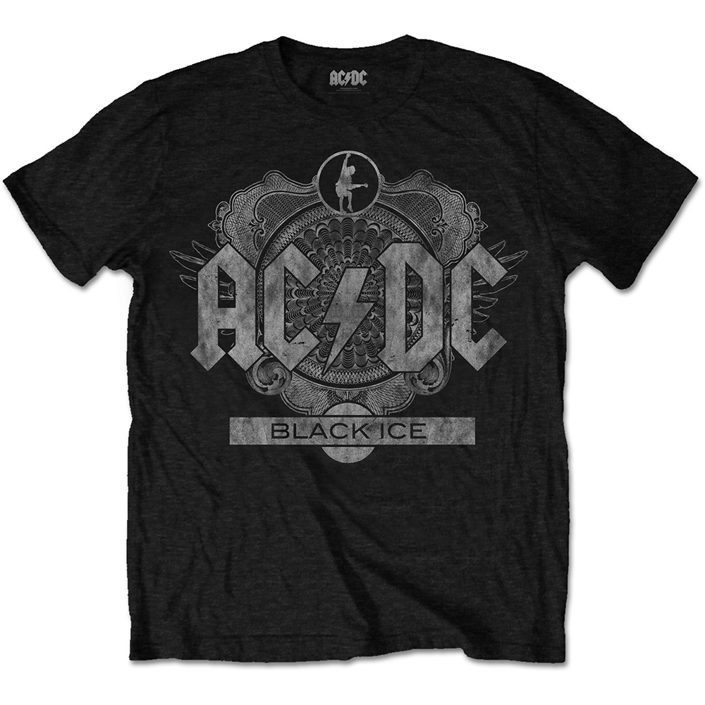 AC/DC tričko Black Ice Čierna M