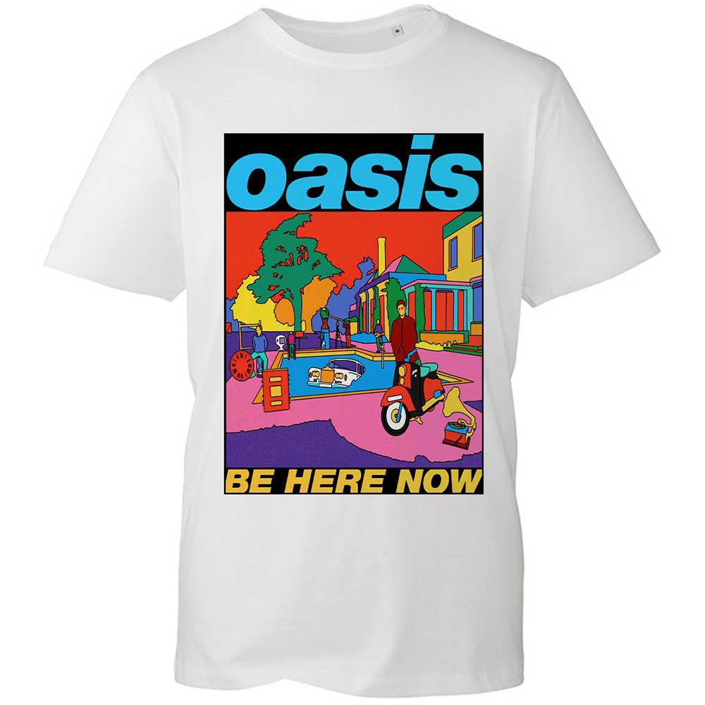 Oasis tričko Be Here Now Illustration Biela M