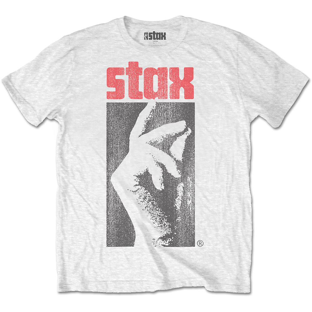 Stax Records tričko Logo Biela S