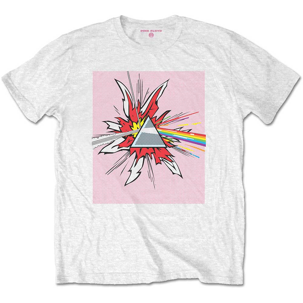 Pink Floyd tričko Lichtenstein Prism Biela XL