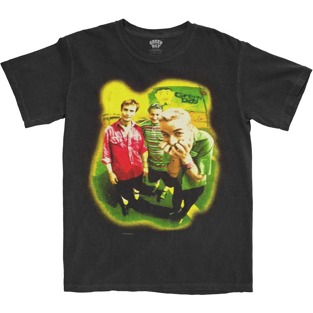 Green Day tričko Neon Photo Čierna M
