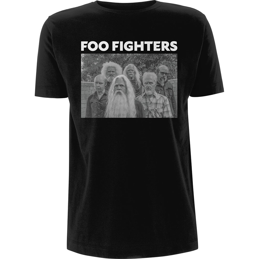 Foo Fighters tričko Old Band Photo Čierna L