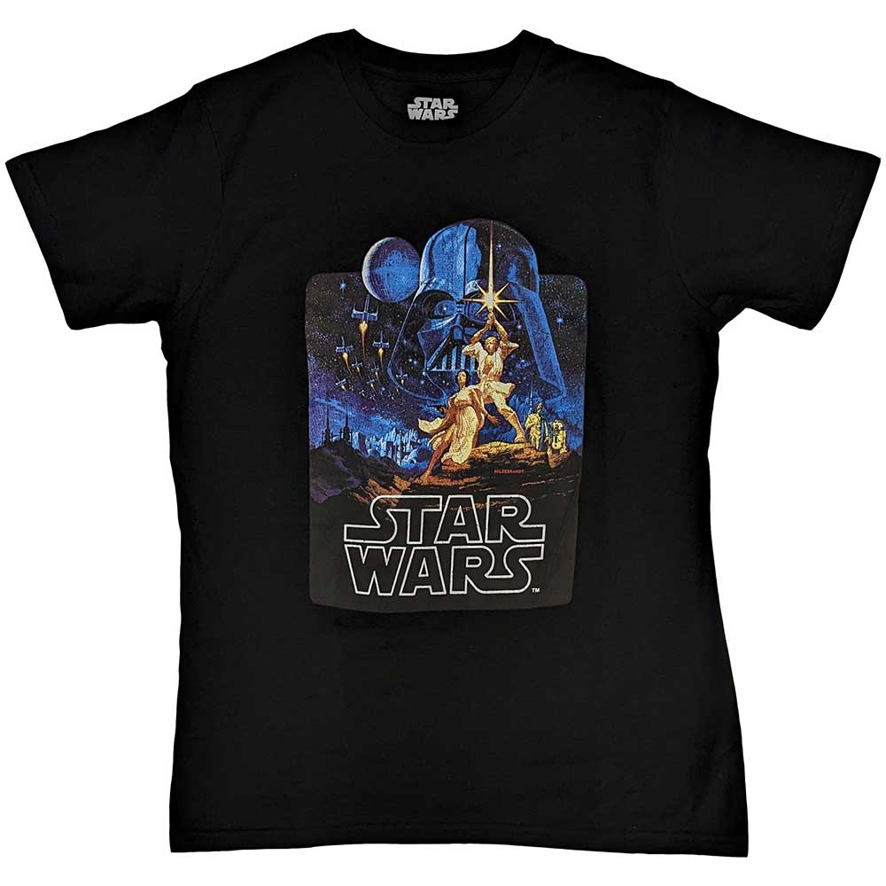 Star Wars tričko A New Hope Poster Čierna XXL