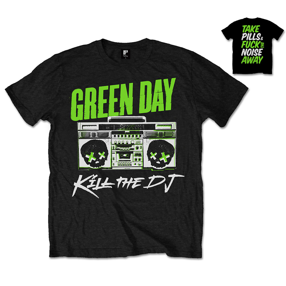 Green Day tričko Kill the DJ Čierna S