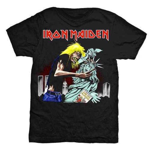 Iron Maiden tričko New York Čierna XL