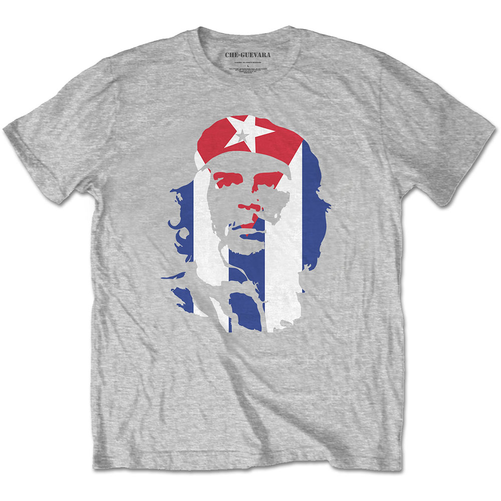 Che-Guevara tričko Star and Stripes Šedá S