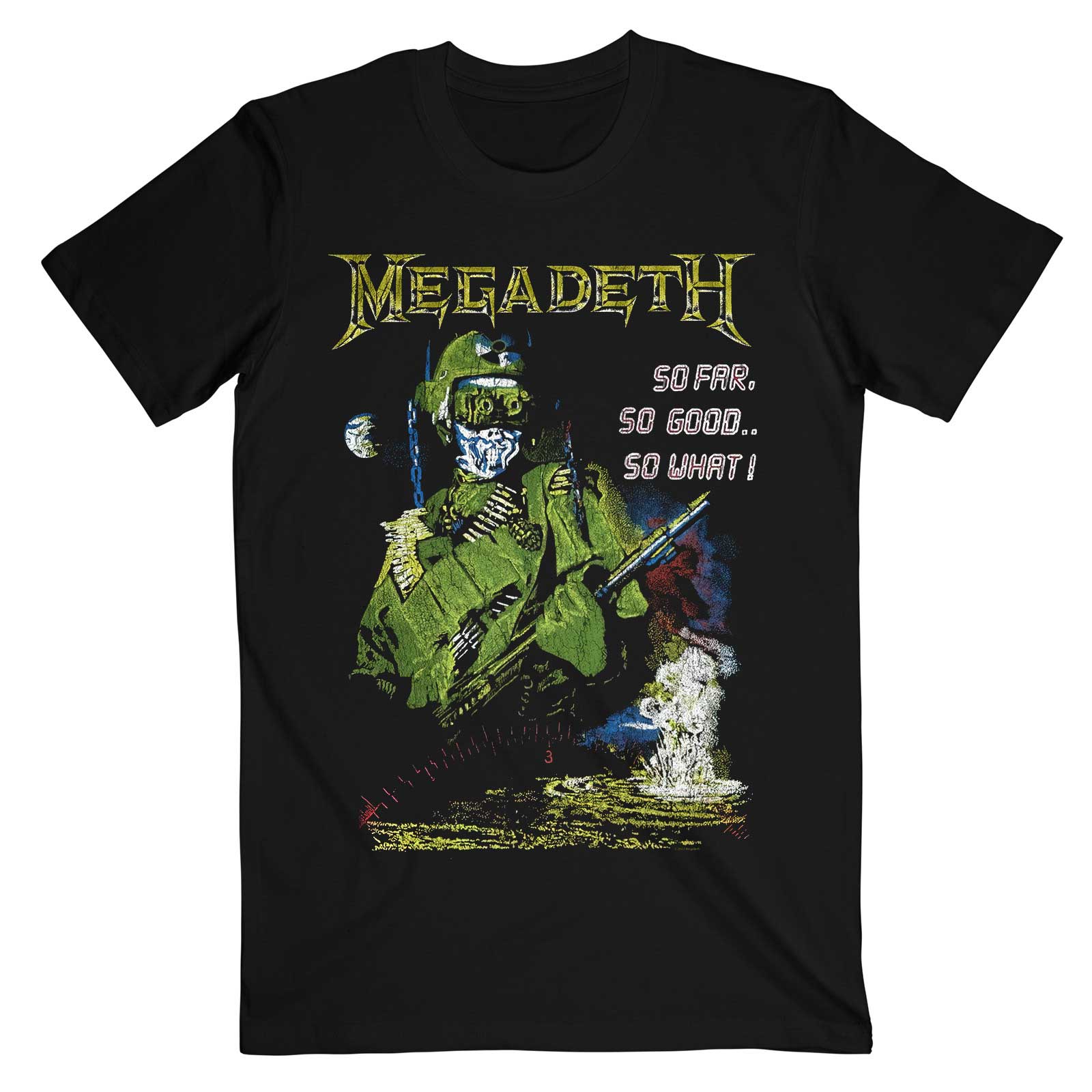 Megadeth tričko SFSGSW Explosion Vintage Čierna S