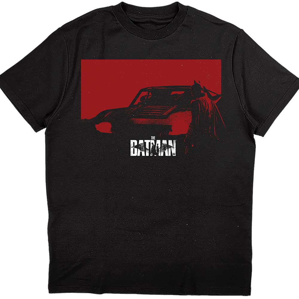 DC Comics tričko The Batman Red Car Čierna XXL