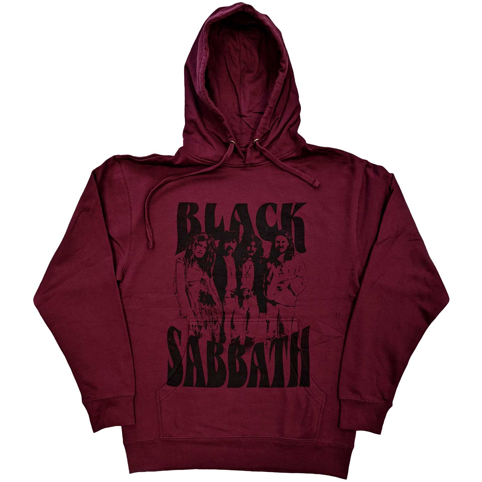 Black Sabbath mikina Band and Logo Červená XXL
