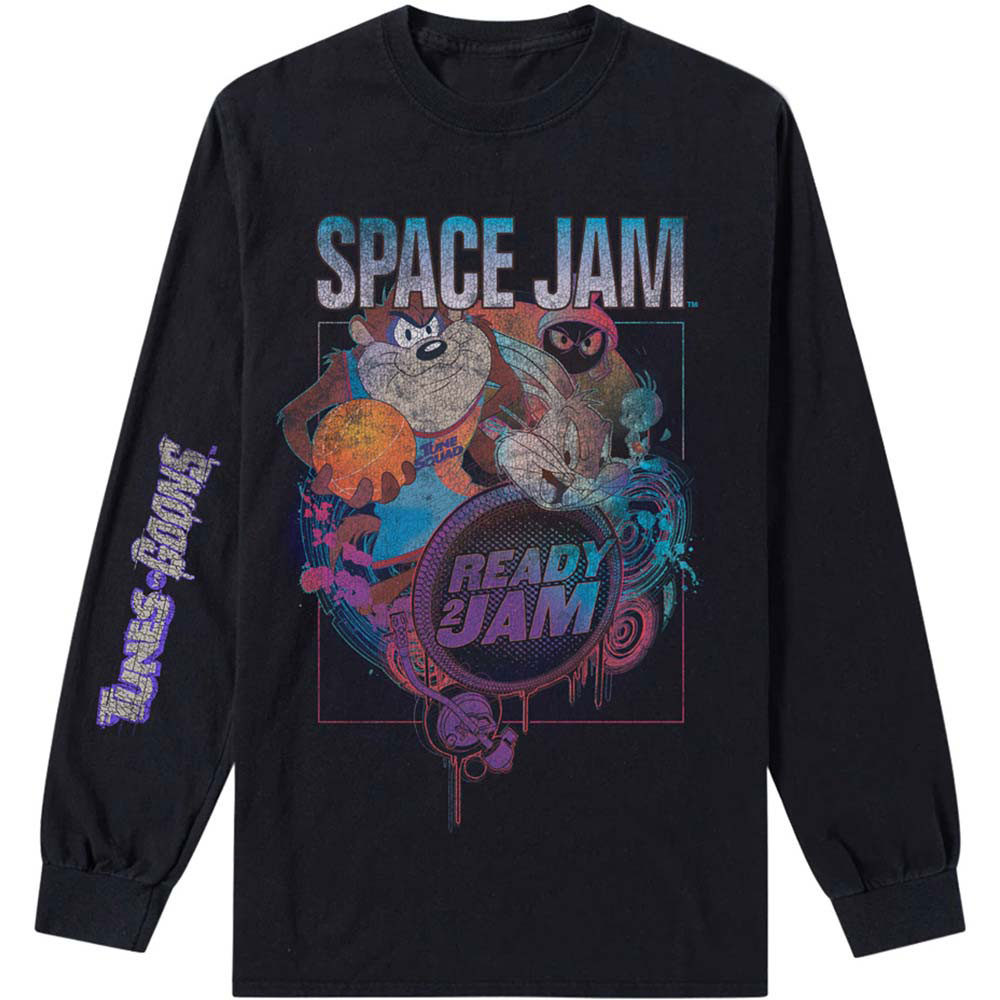 Space Jam tričko Ready 2 Jam Čierna XXL