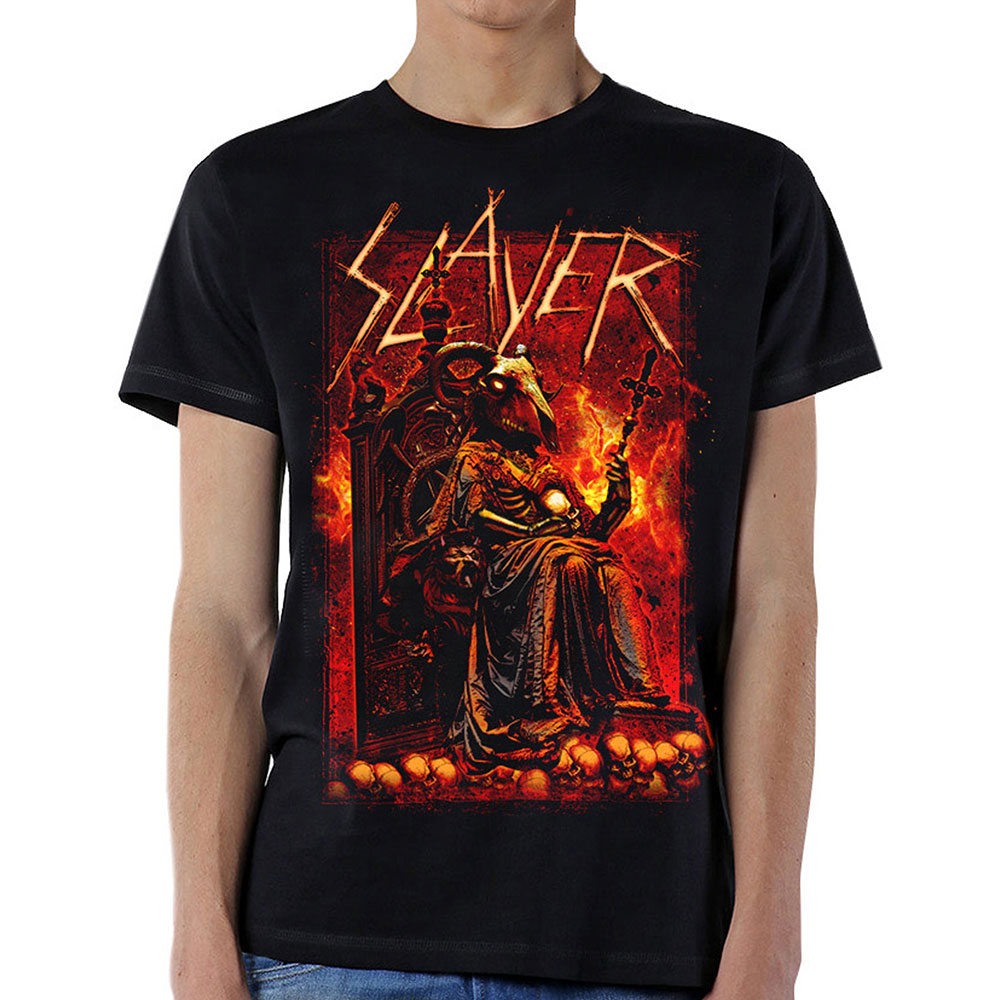 Slayer tričko Goat Skull Čierna S