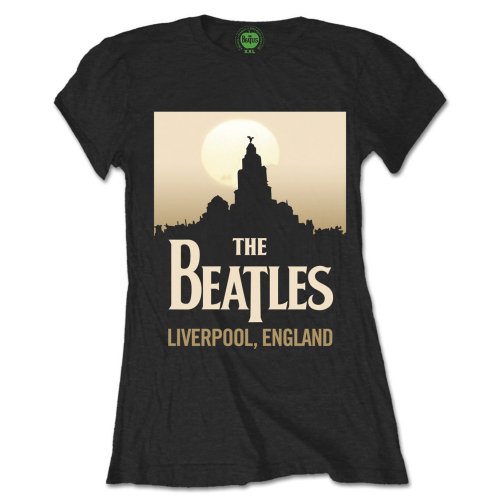 The Beatles tričko Liverpool, England Čierna M