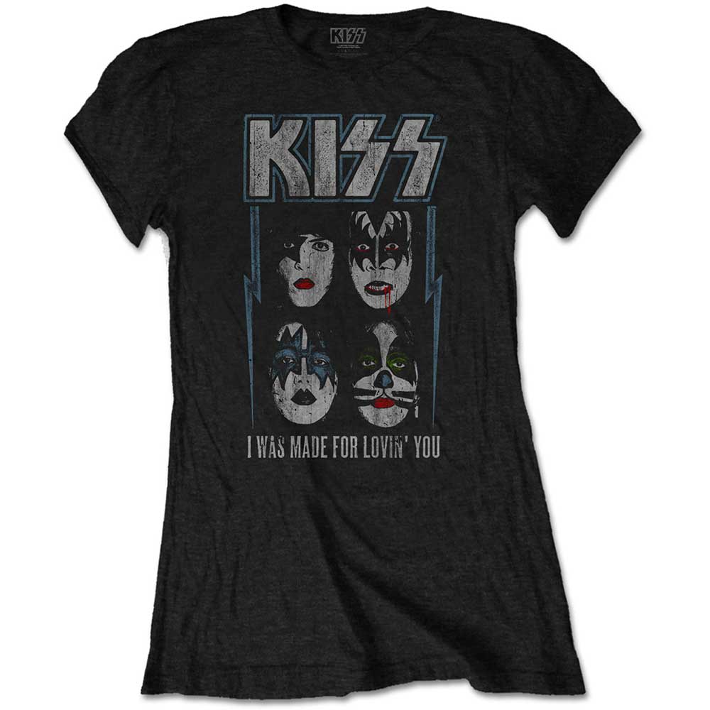 Kiss tričko Made For Lovin\' You Čierna XL