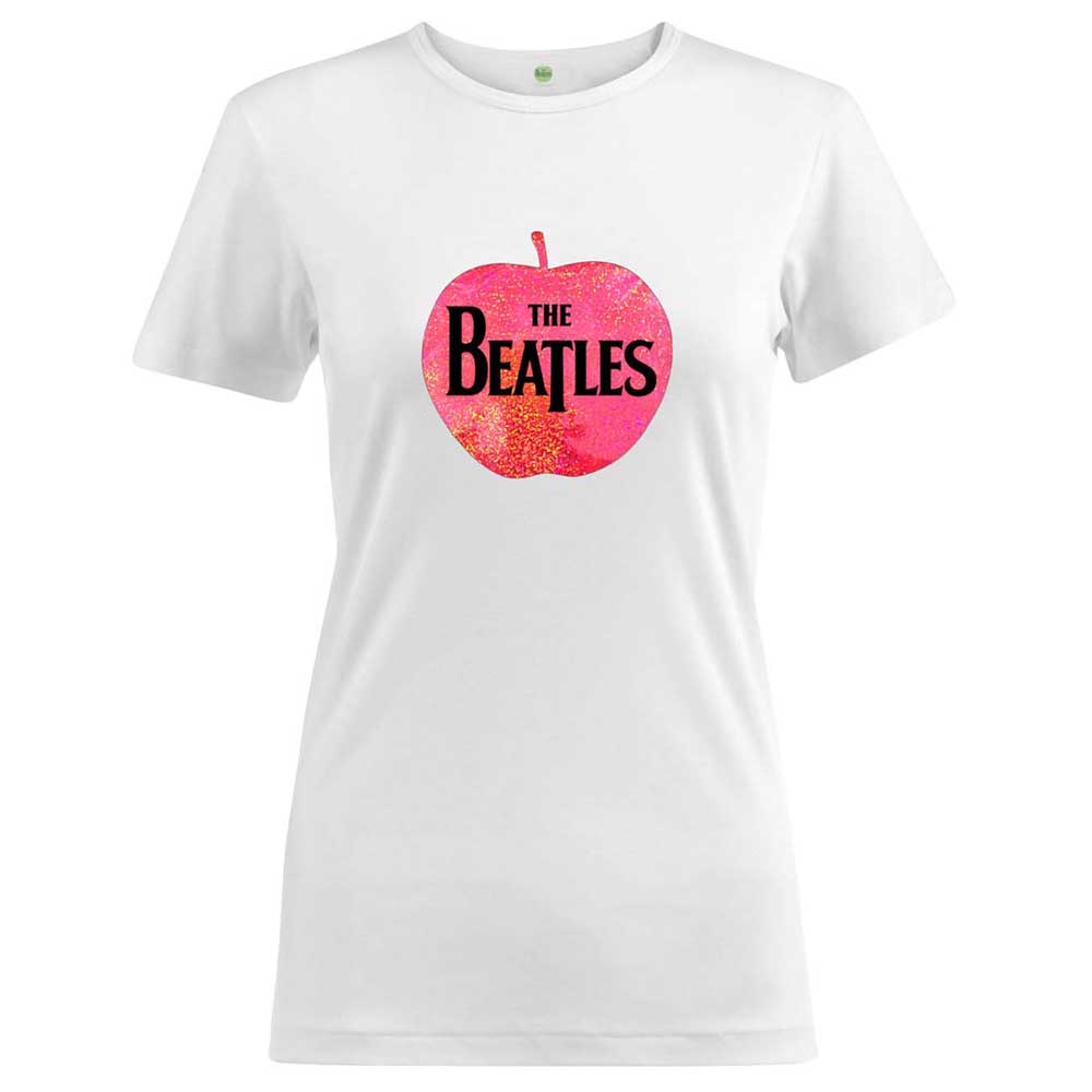 The Beatles tričko Apple Logo Biela S