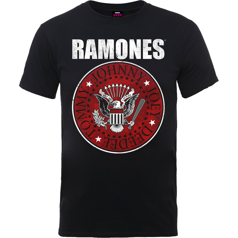 Ramones tričko Red Fill Seal Čierna S