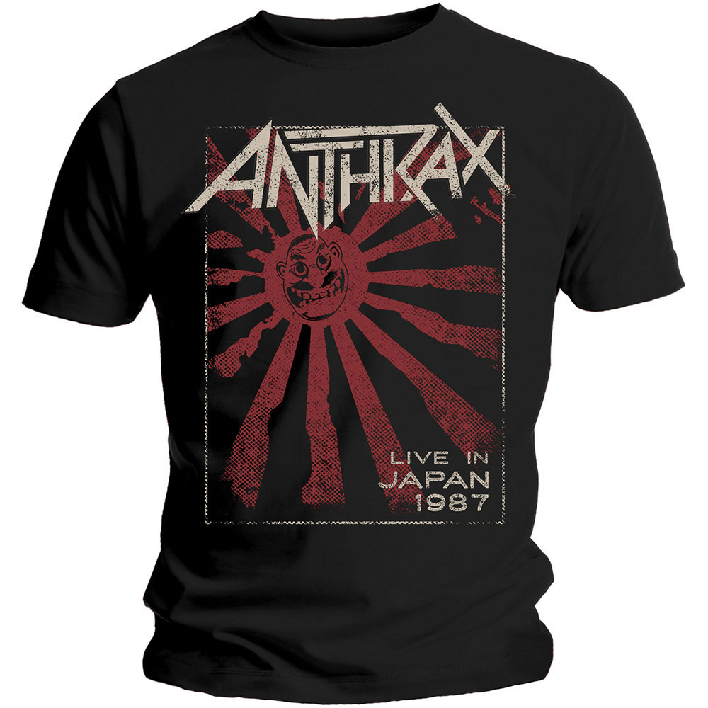 Anthrax tričko Live in Japan Čierna XL