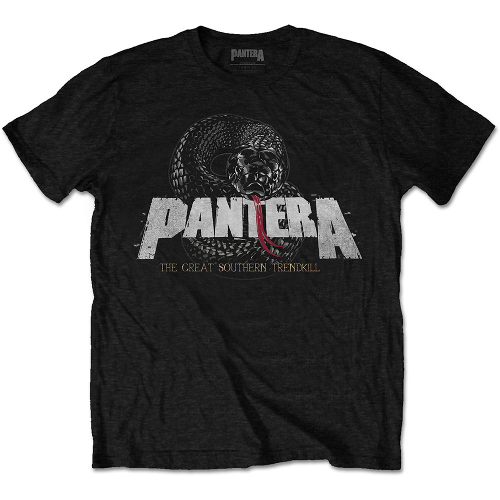 Pantera tričko Snake Logo Čierna XXL