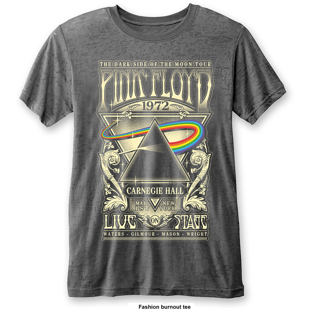 Pink Floyd tričko Carnegie Hall Šedá L