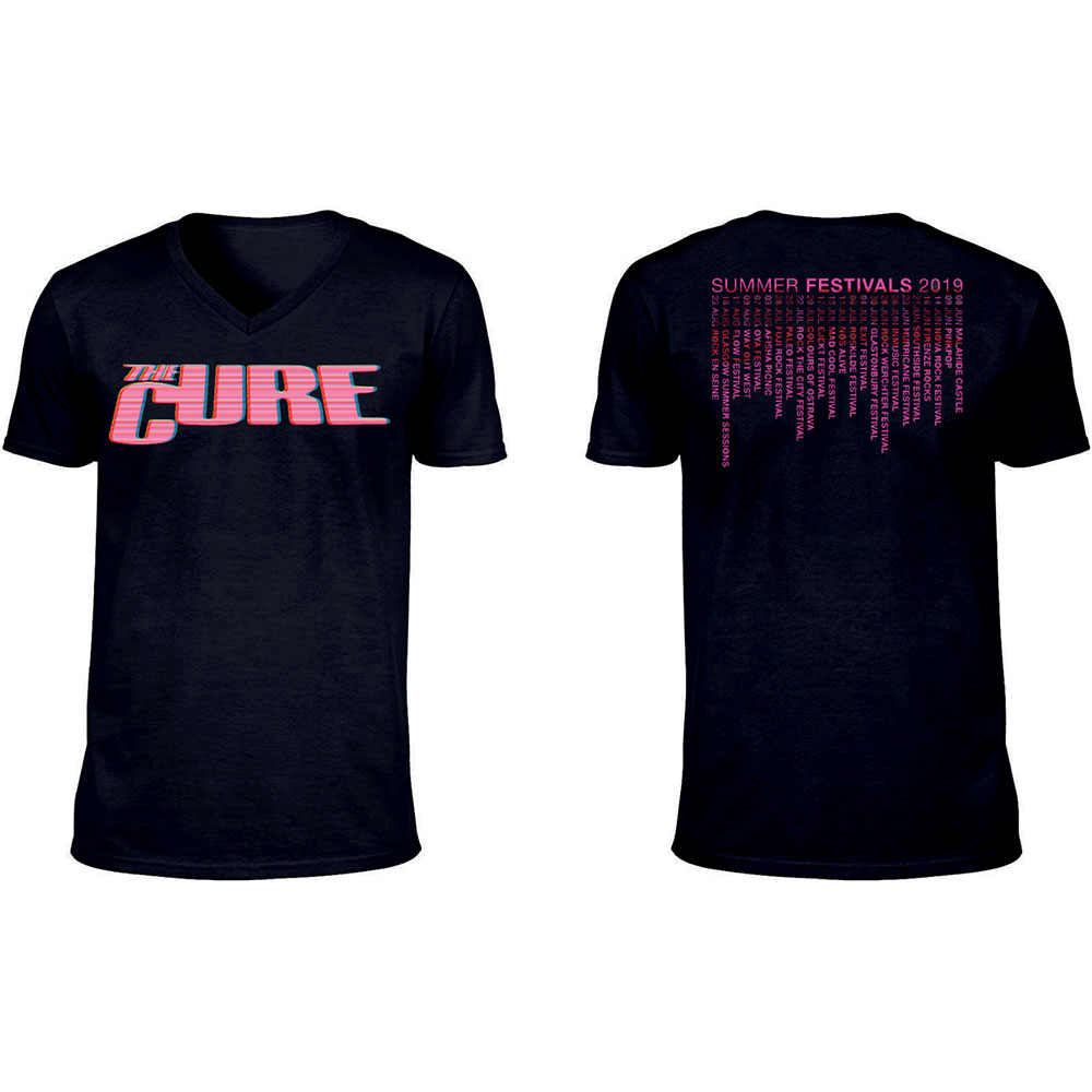 The Cure tričko Neon Logo Čierna 3XL