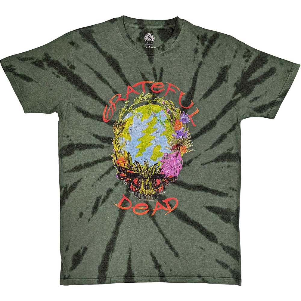 Grateful Dead tričko Forest Dead Zelená XXL