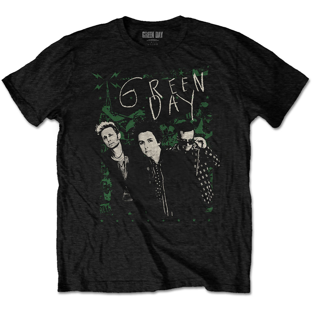 Green Day tričko Green Lean Čierna XXL