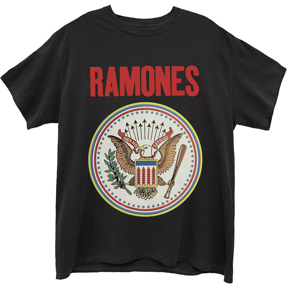 Ramones tričko Full Colour Seal Čierna S
