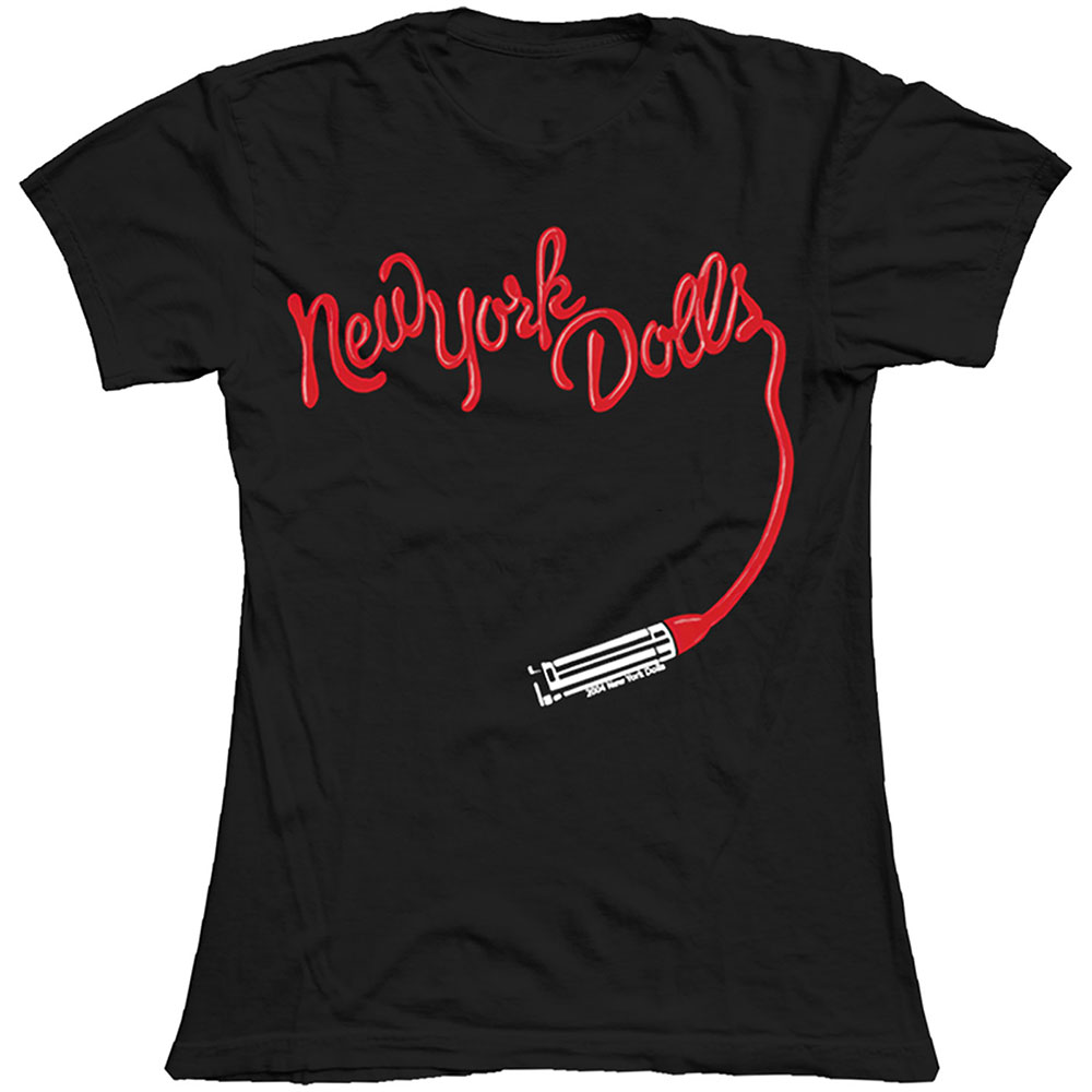 New York Dolls tričko Lipstick Logo Čierna XL