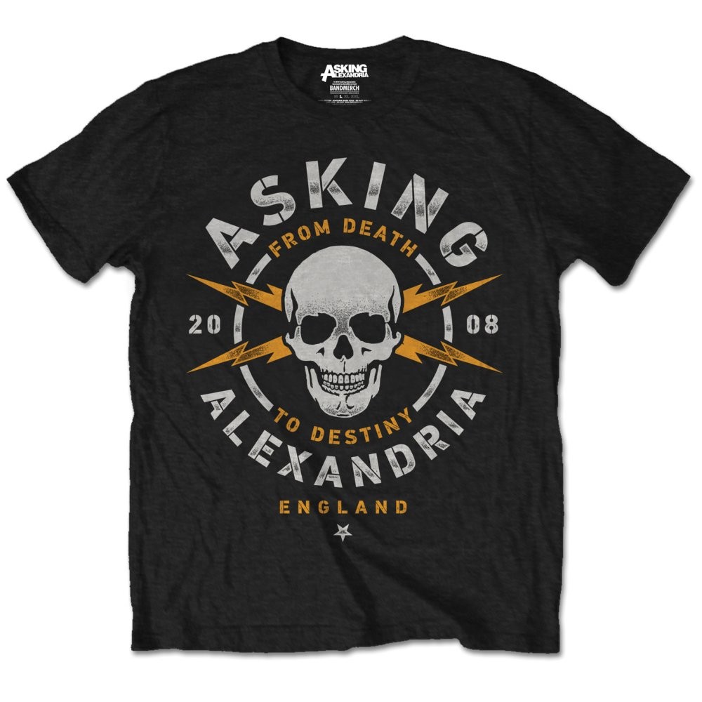 Asking Alexandria tričko Danger Čierna L