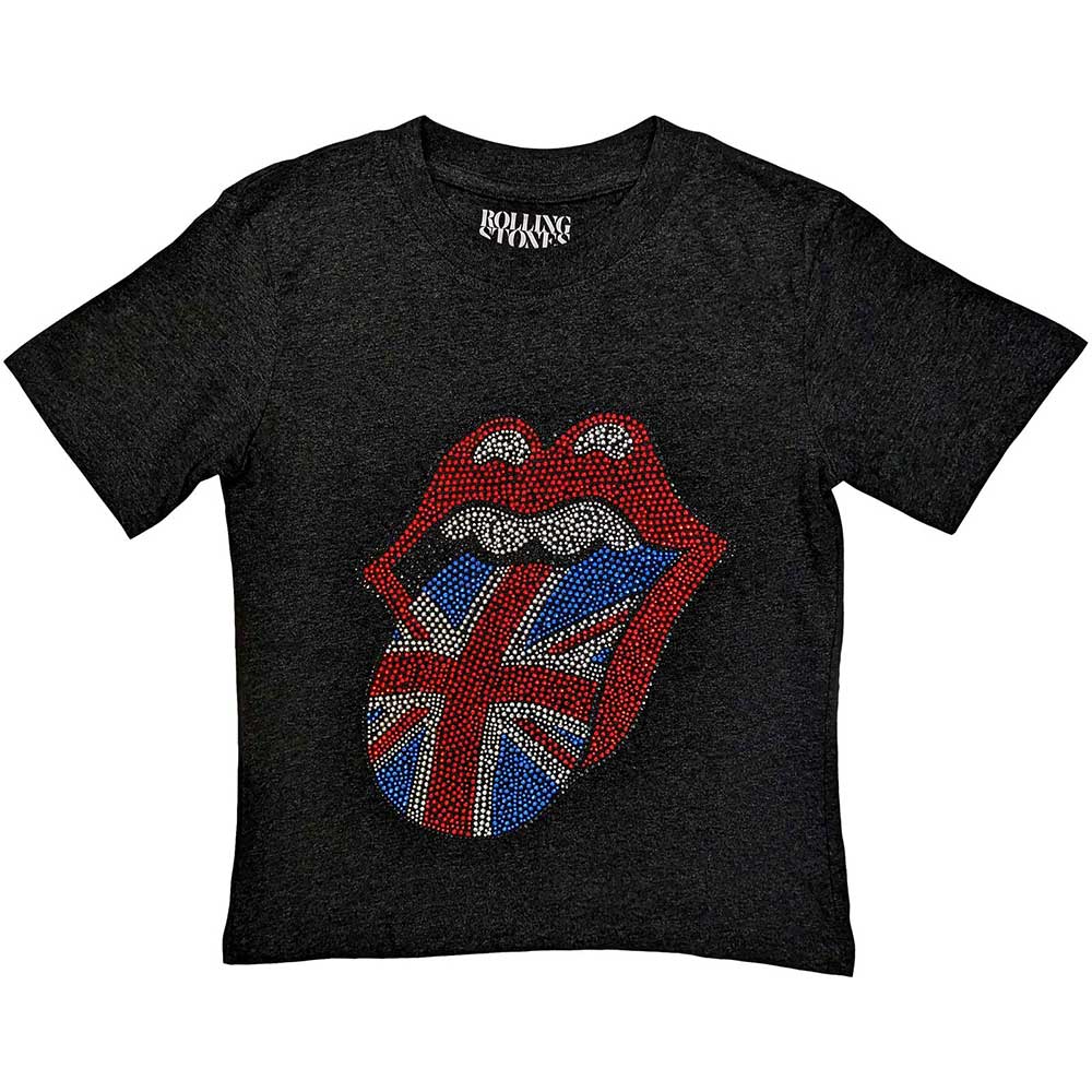 The Rolling Stones tričko British Tongue Čierna 1 - 2 roky