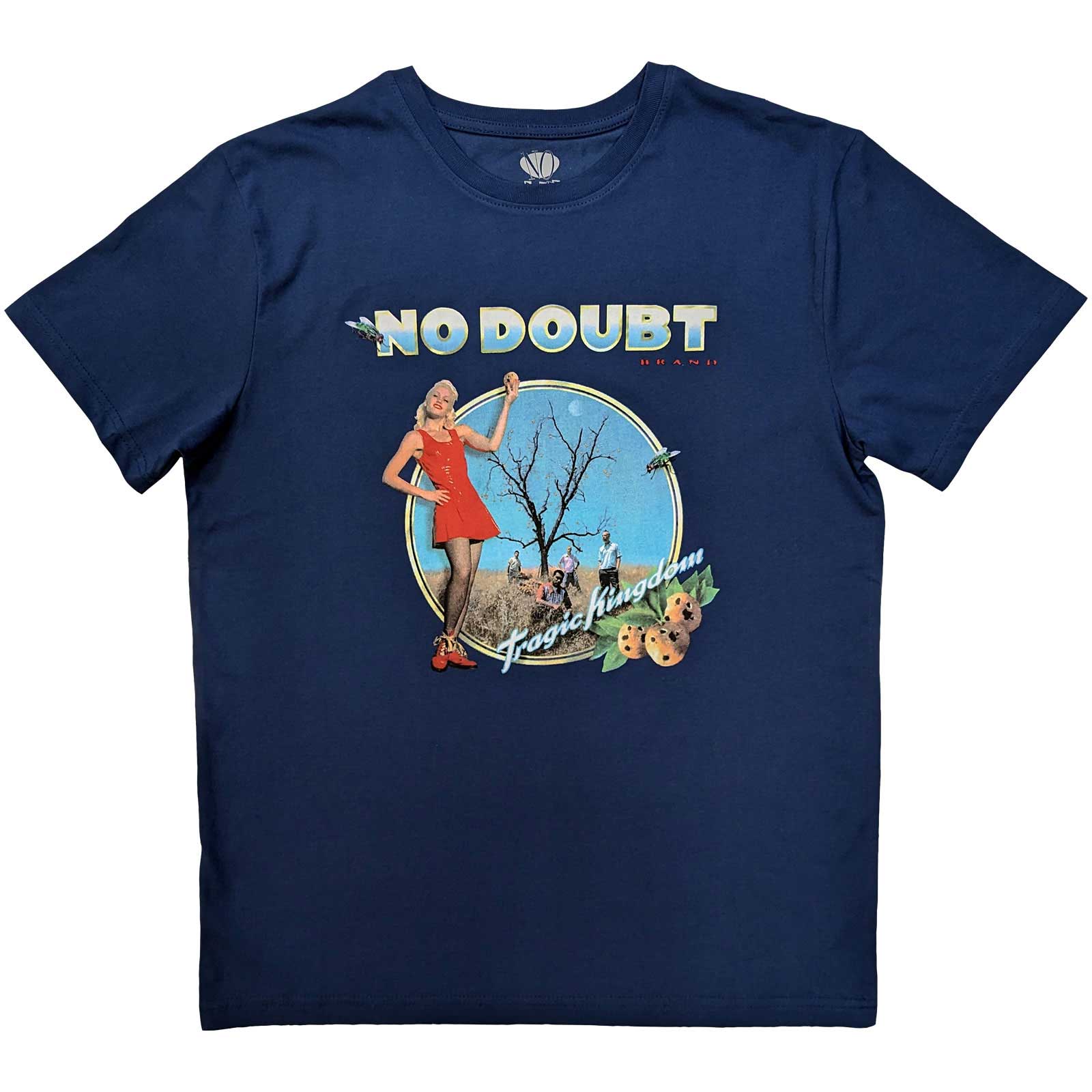 No Doubt tričko Tragic Kingdom Modrá S