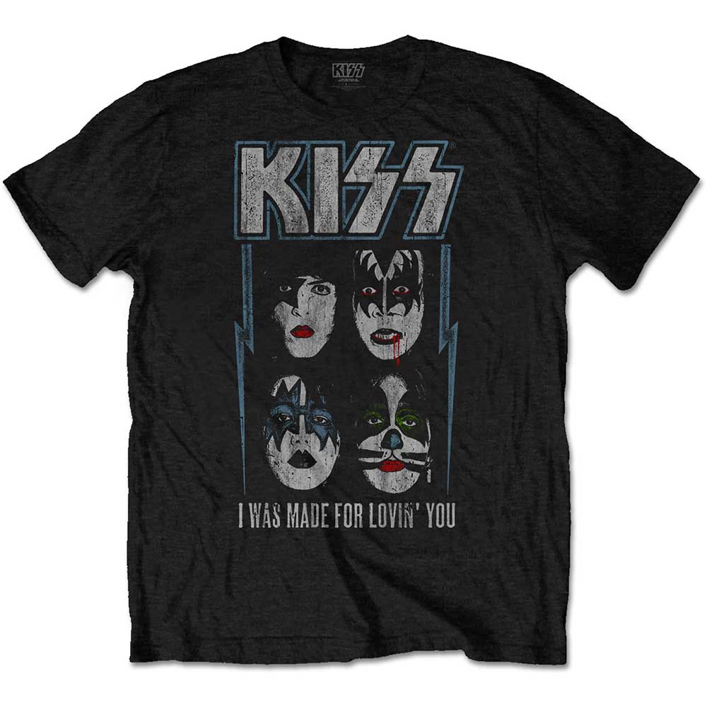 Kiss tričko Made For Lovin\' You Čierna 9-10 rokov