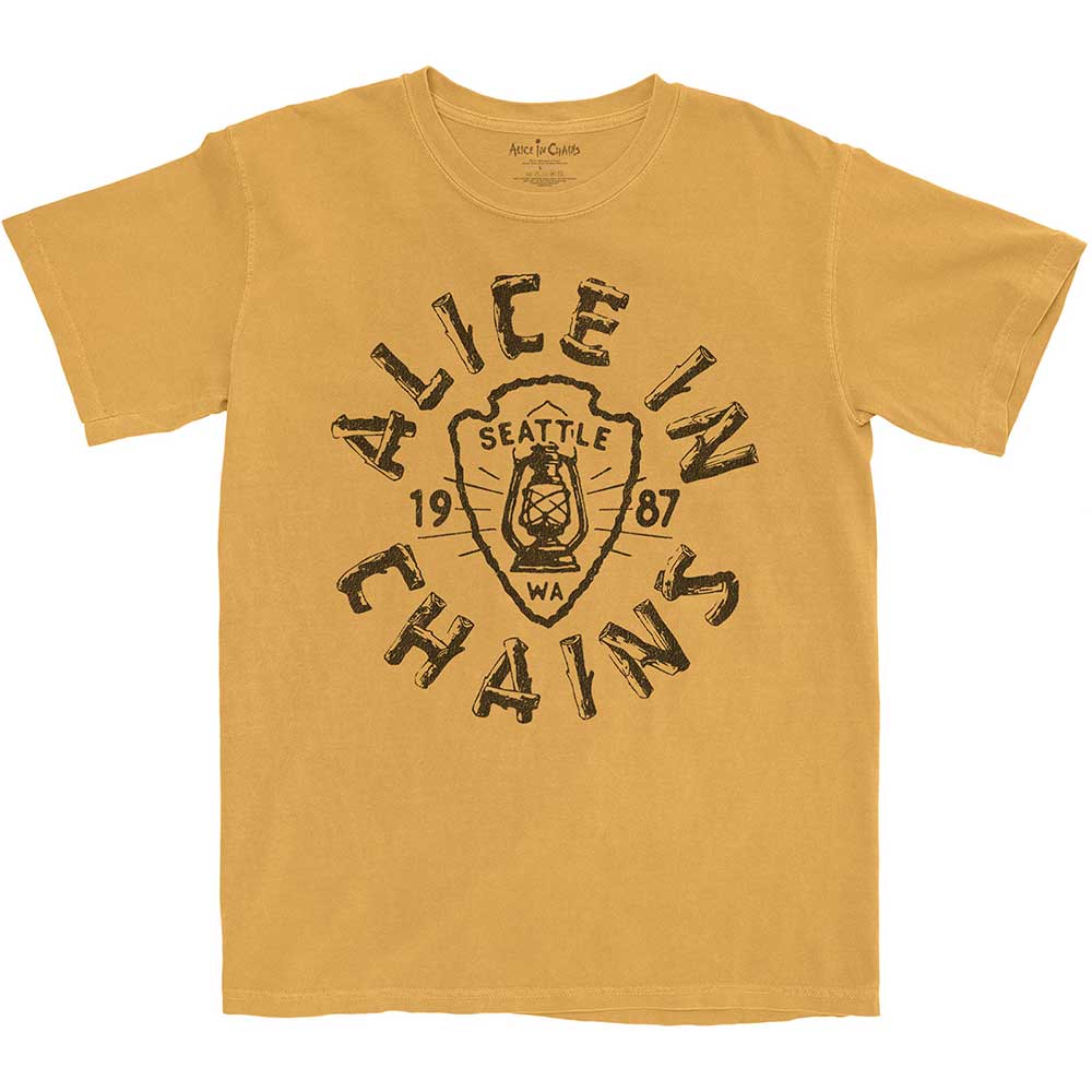 Alice In Chains tričko Lantern Žltá L
