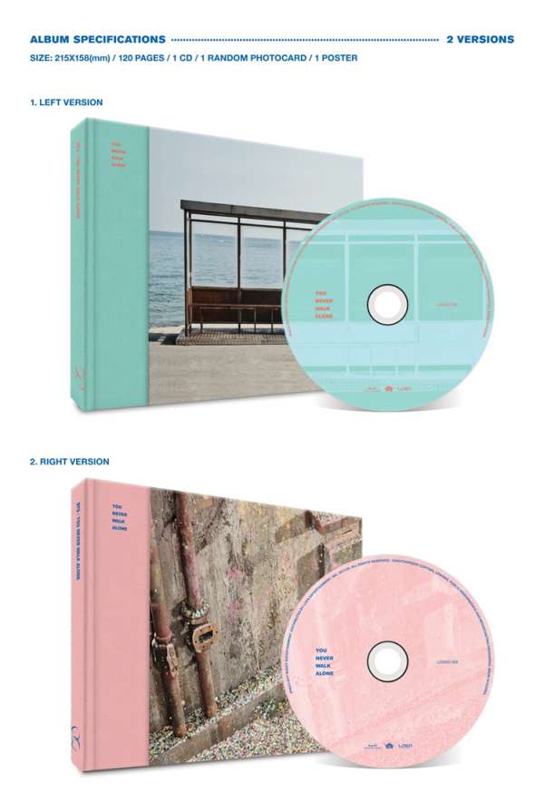 BTS, YOU NEVER WALK ALONE, CD