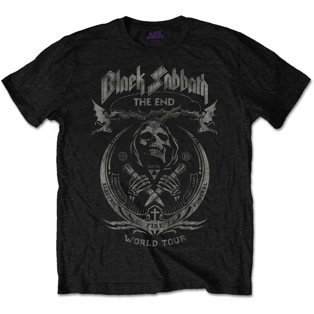 Black Sabbath tričko The End Mushroom Cloud Čierna L