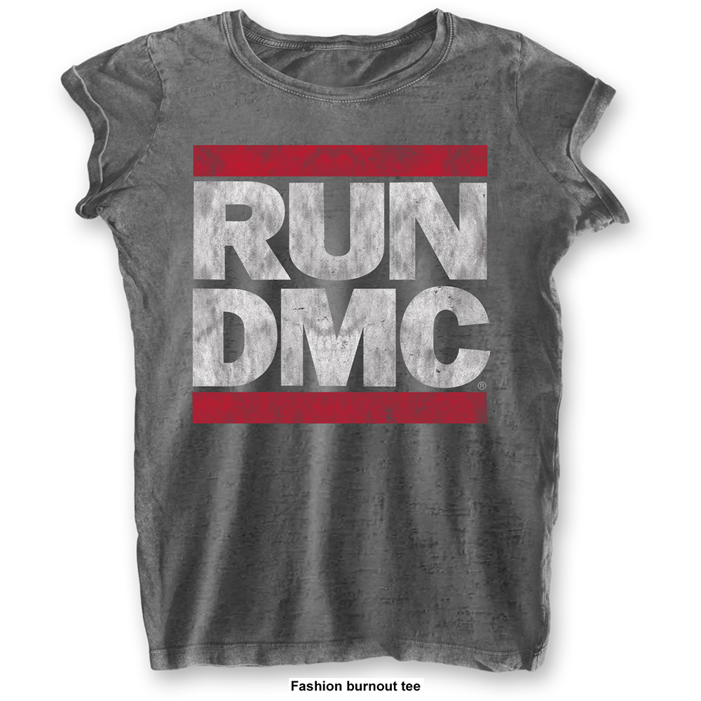 Run-DMC tričko DMC Logo Šedá S