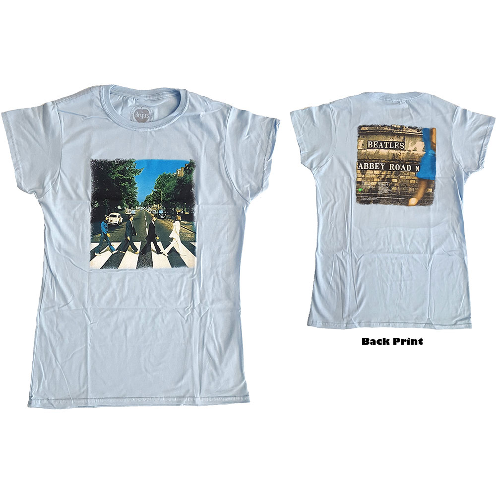 The Beatles tričko Abbey Road Modrá XL