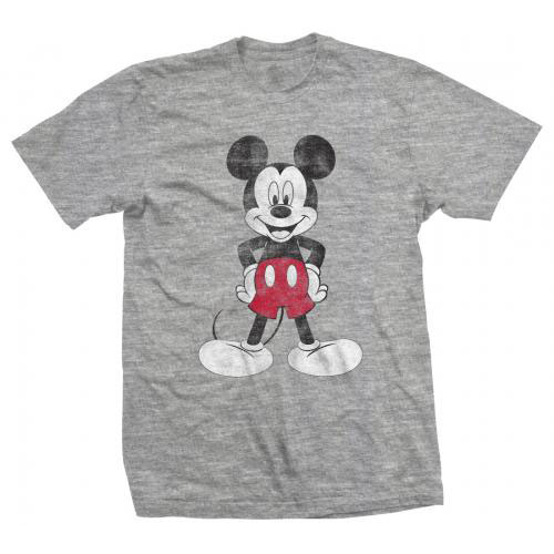 Disney tričko Mickey Mouse Pose Šedá XL