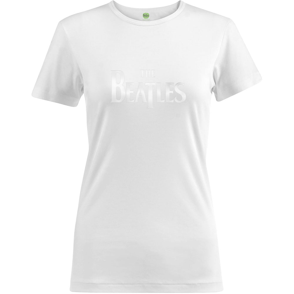 The Beatles tričko Drop T Logo Biela XL