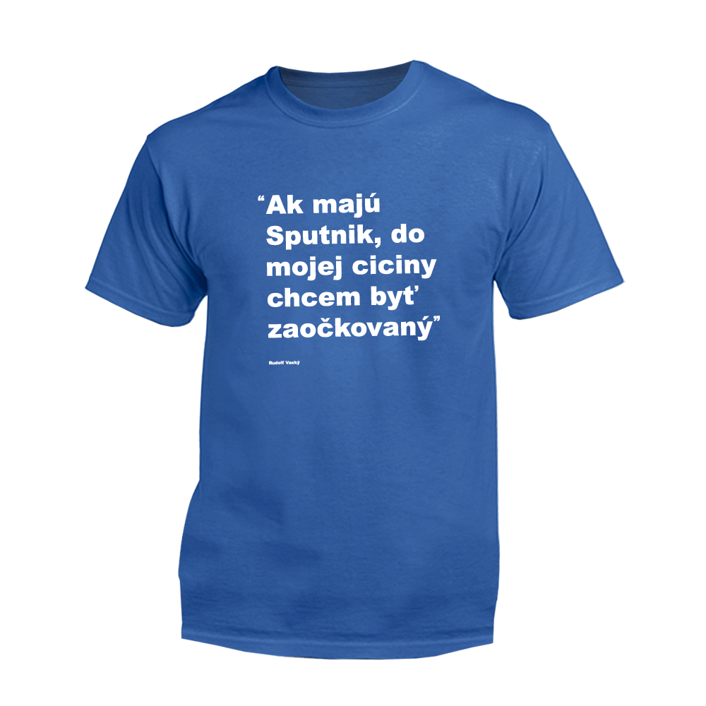 Myšlienky Politikov tričko Sputnik Royal L