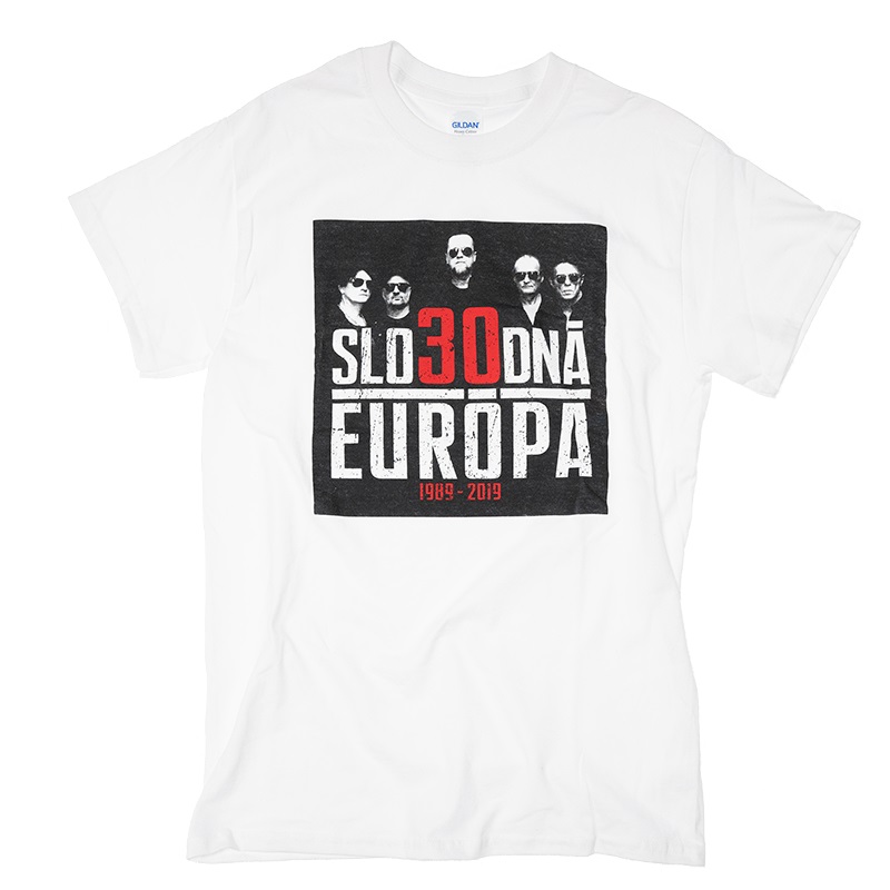 Slobodná Európa tričko 30 rokov Fotka Biela L