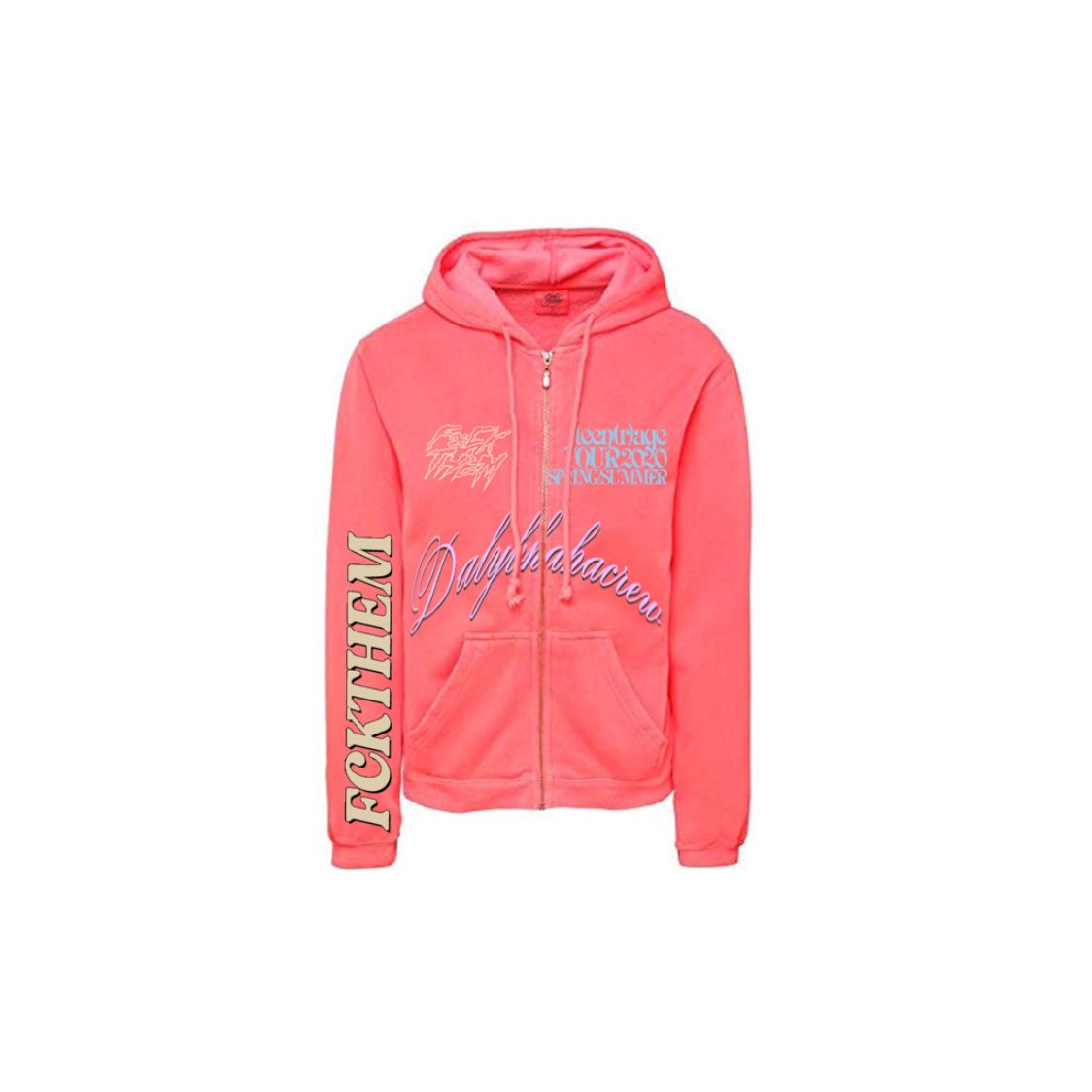 salmon adidas hoodie