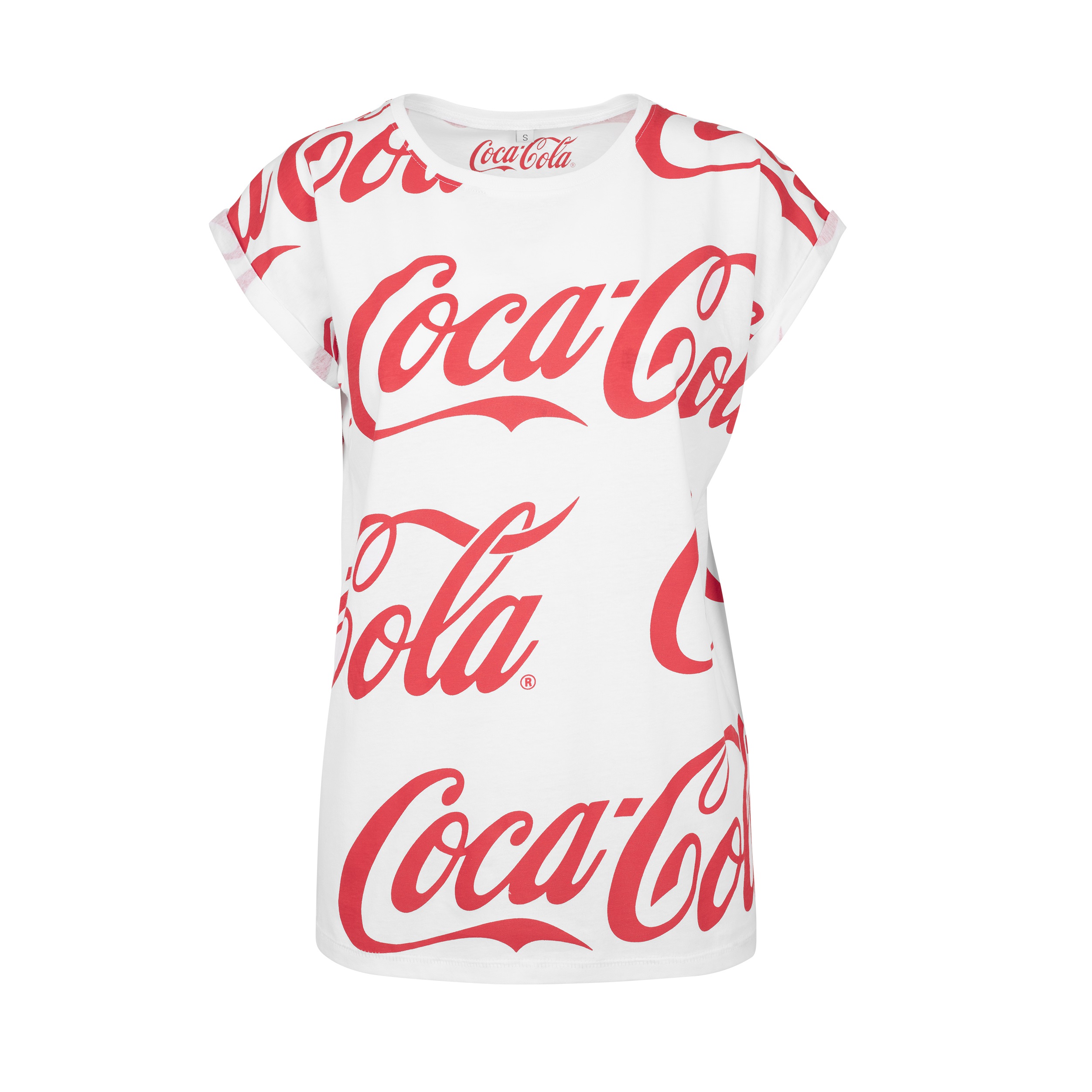 Coca Cola tričko AOP Tee Biela XXL