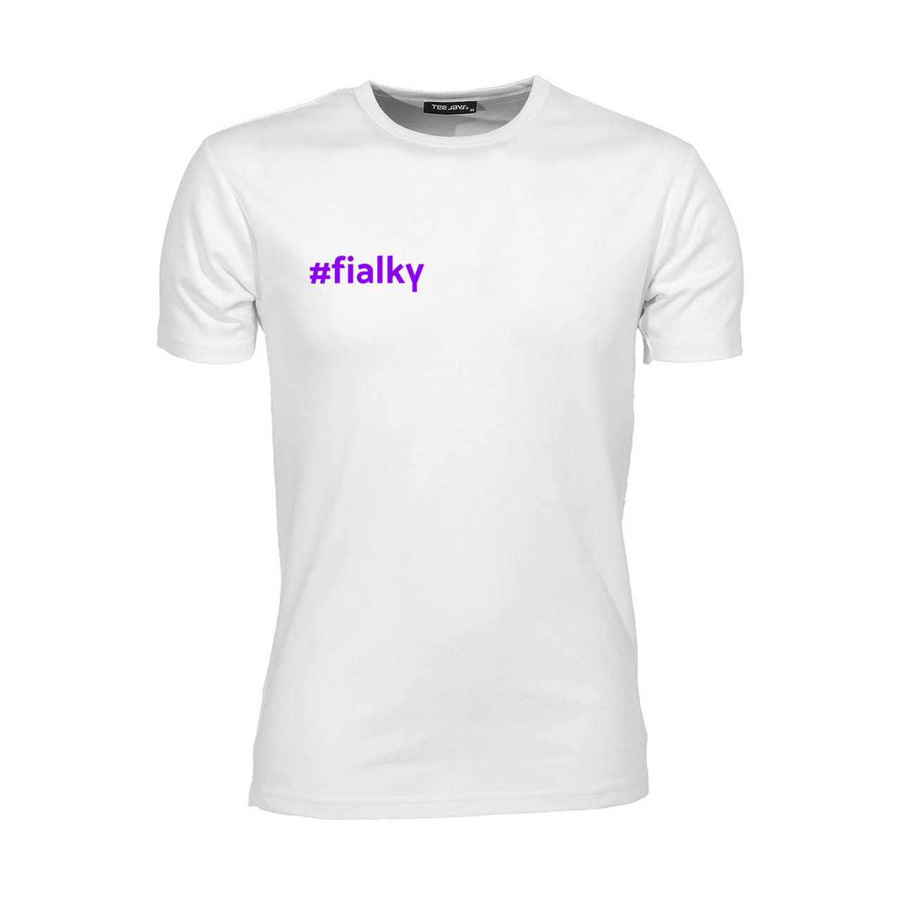 #FIALKY tričko Fialky Biela S
