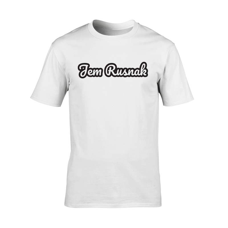 E-shop Jem Rusnak tričko Jem Rusnak Biela XL