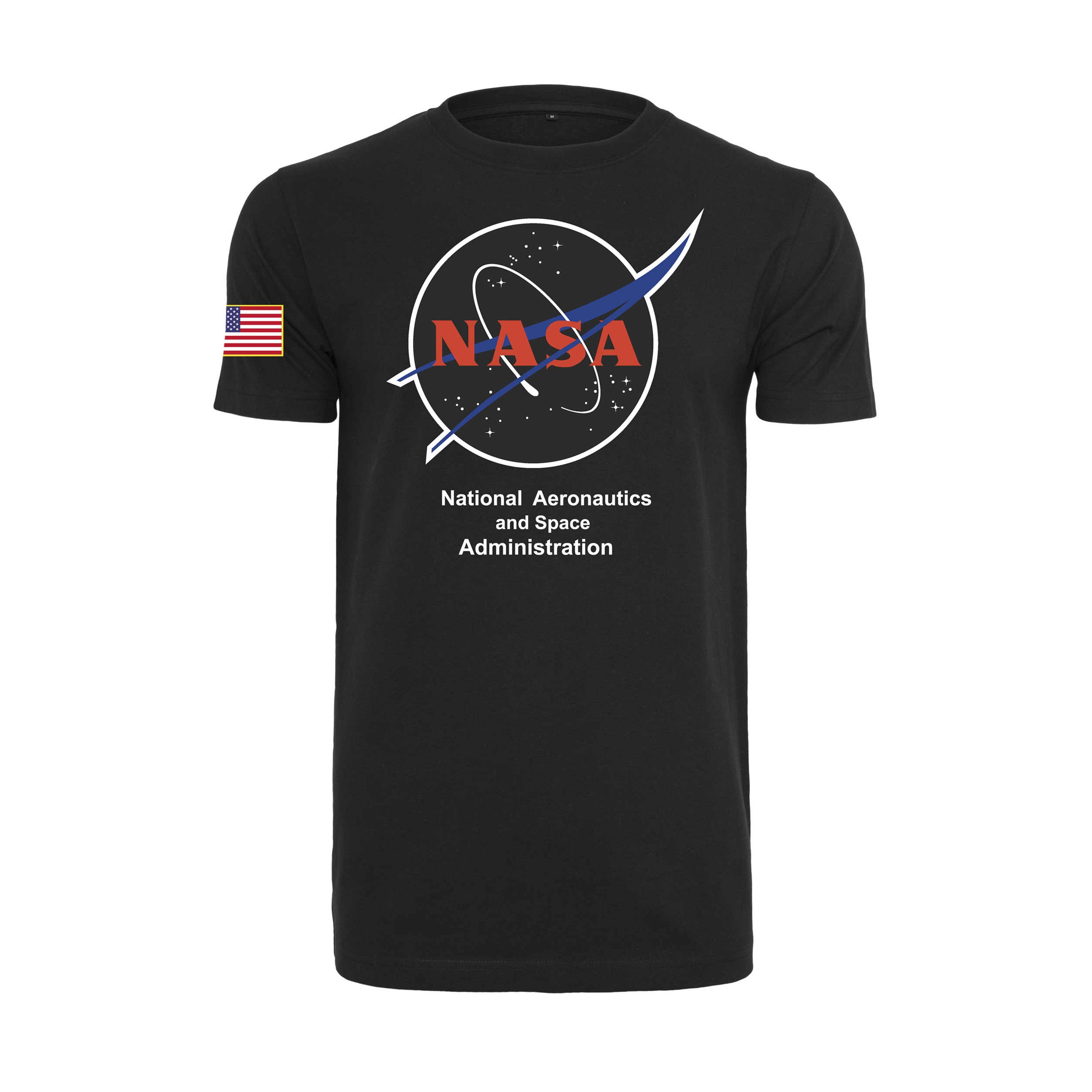 NASA tričko Retro Insignia Logo Tee Čierna XXL