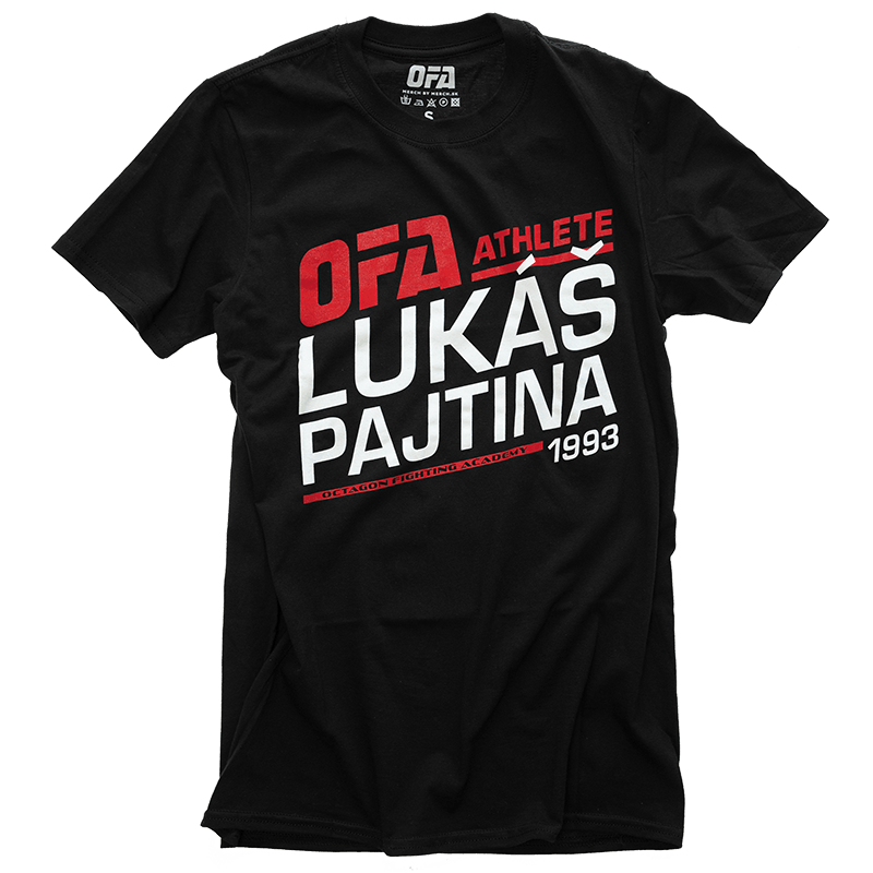 Octagon Fighting Academy tričko Lukáš Pajtina Čierna L