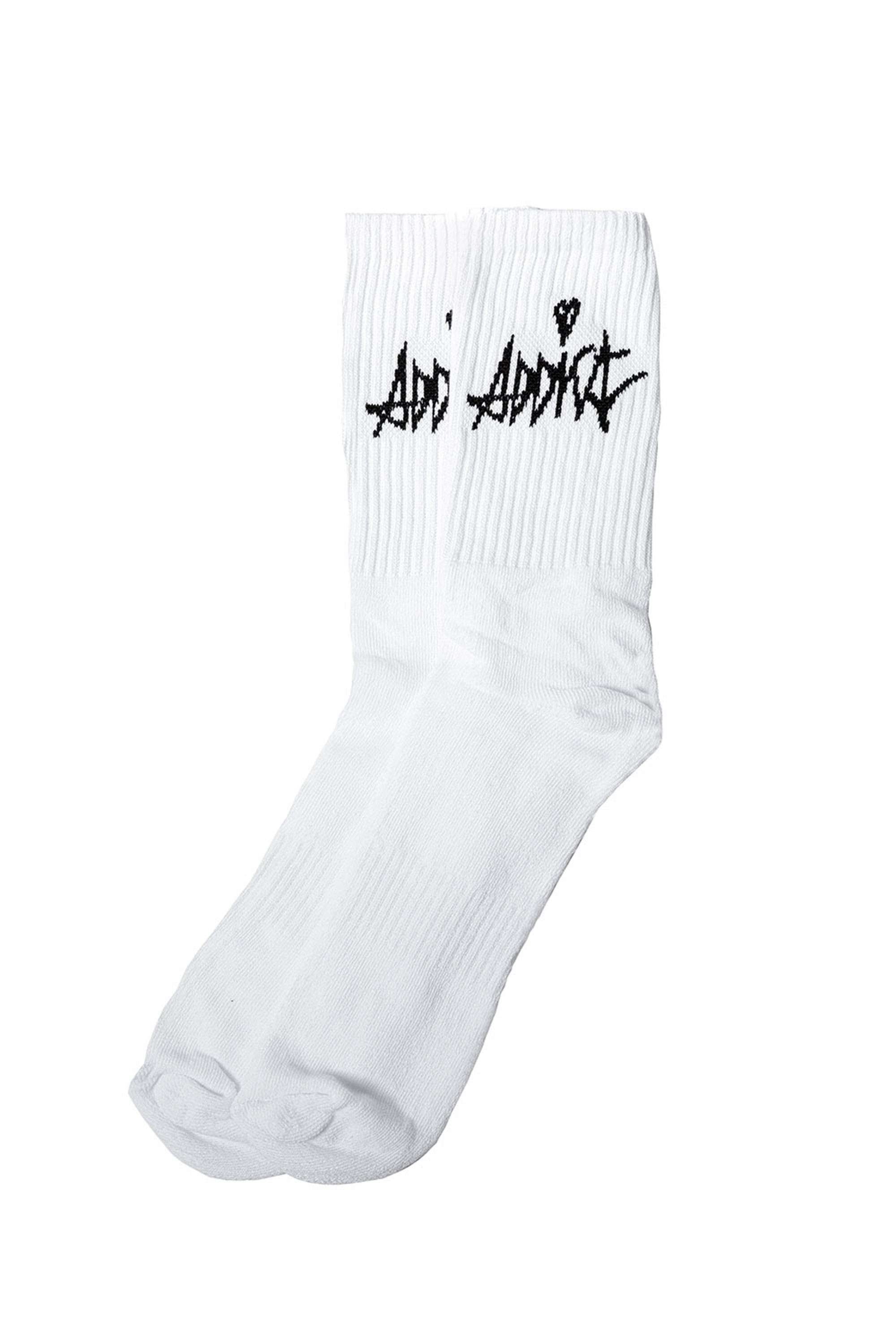 Addict Ponožky Addict Socks White RUKAHORE SHOP
