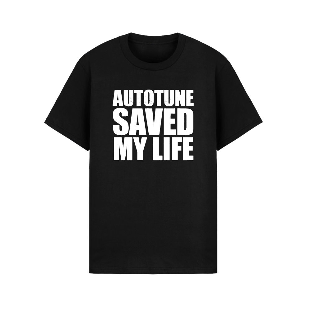 E-shop Astralkid22 tričko Autotune Saved My Life T-Shirt Čierna 3XL